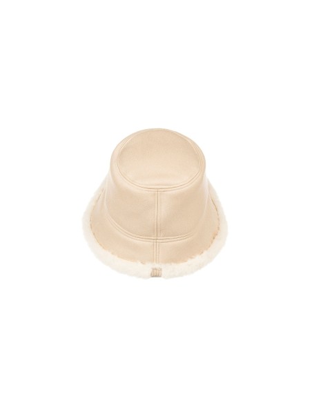 Chapeau bob en imitation peau lainée Rinascimento