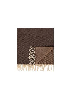 Wool-Touch-sjaal met horizontale strepen en franjes Rinascimento