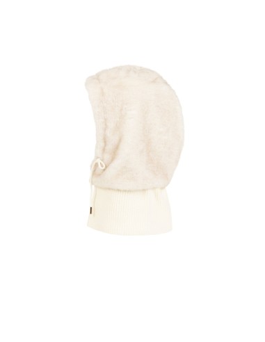 Cagoule en fausse fourrure et col côtelé Rinascimento
