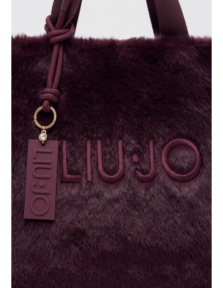 Grand sac cabas en teddy Liu Jo