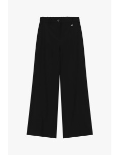 Palazzo-broek met zijzakken en riemlussen Dixie 2