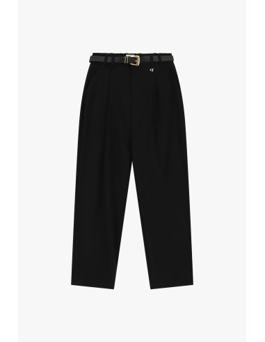 Dixie pantalon op maat met hoge taille en riem