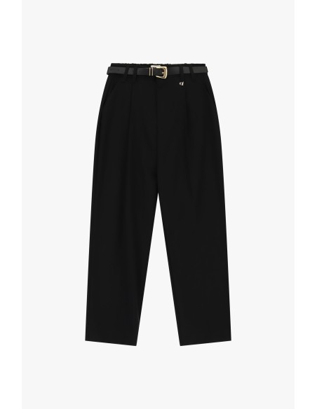 Dixie pantalon op maat met hoge taille en riem
