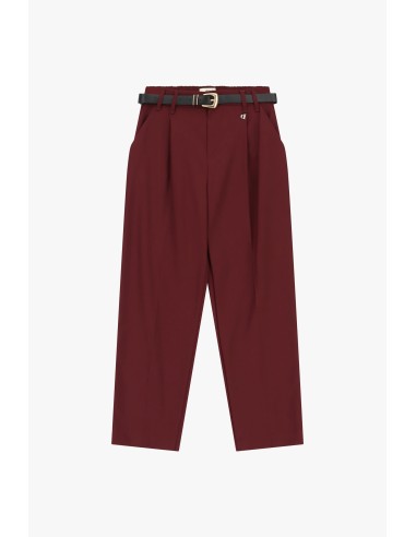 Dixie pantalon op maat met hoge taille en riem