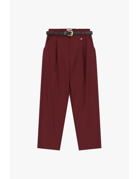 Dixie pantalon op maat met hoge taille en riem