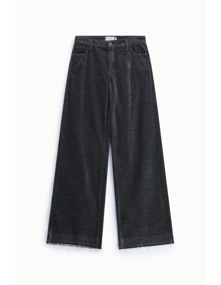 Pantalon cinq poches à jambes larges, s’il vous plaît