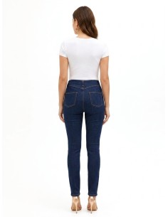 Stretch skinny jeans met zero wash van Rinascimento 2