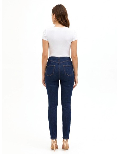 Jean skinny extensibles, délavage zéro, Rinascimento