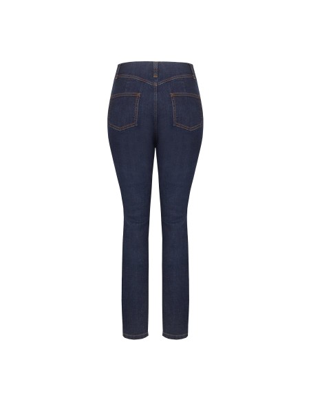 Stretch skinny jeans met zero wash van Rinascimento
