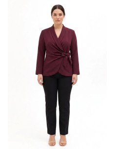 Curvy wikkelblazer van cadistof van Rinascimento Curvy