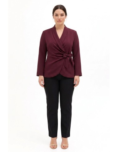 Curvy wikkelblazer van cadistof van Rinascimento Curvy