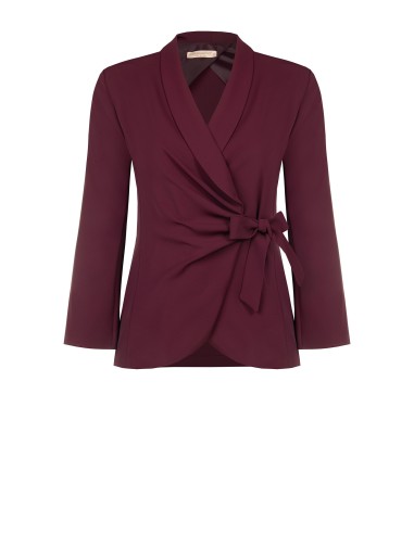 Curvy wikkelblazer van cadistof van Rinascimento Curvy