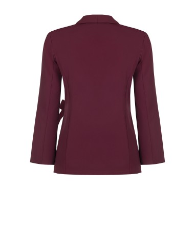 Veste blazer cache-cœur grande taille en tissu cady Rinascimento Curvy