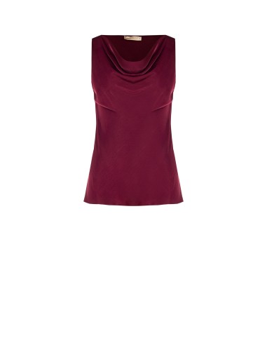 Top cintré et ajusté en satin Rinascimento