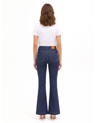Flared jeans met contrasterende stiksels Rinascimento
