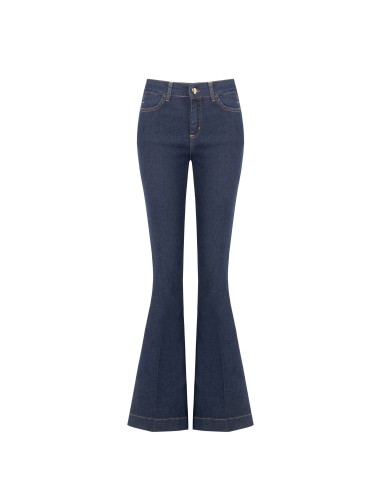 Flared jeans met contrasterende stiksels Rinascimento
