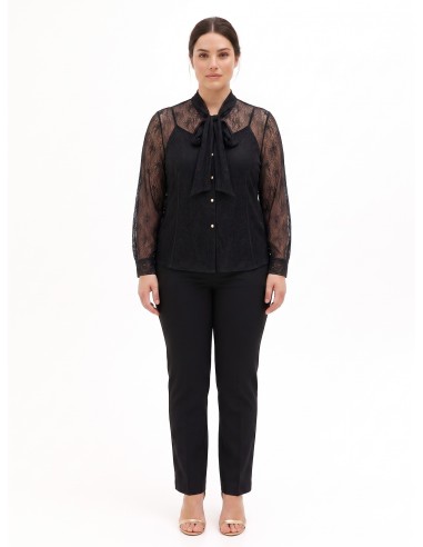 Ensemble Curvy avec top et chemisier en dentelle à nœud Rinascimento Curvy