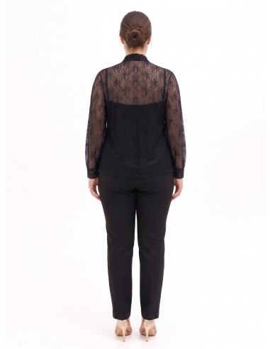 Ensemble Curvy avec top et chemisier en dentelle à nœud Rinascimento Curvy