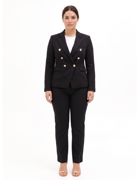 Veste blazer cintrée croisée grande taille Rinascimento Curvy