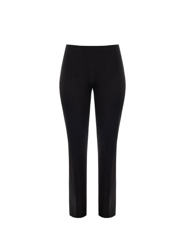 Pantalon palazzo curvy en maille milano avec fermeture éclair latérale Rinascimento Curvy