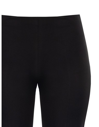 Pantalon palazzo curvy en maille milano avec fermeture éclair latérale Rinascimento Curvy