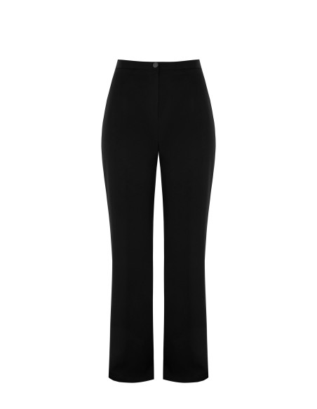 Pantalon palazzo grande taille en tissu cady avec élastique au dos Rinascimento Curvy