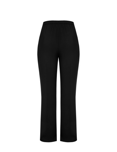 Pantalon palazzo grande taille en tissu cady avec élastique au dos Rinascimento Curvy