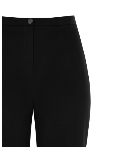 Curvy palazzo-broek van cadistof met elastiek aan de achterkant – Rinascimento Curvy