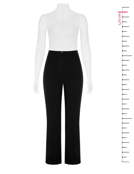 Curvy palazzo-broek van cadistof met elastiek aan de achterkant – Rinascimento Curvy