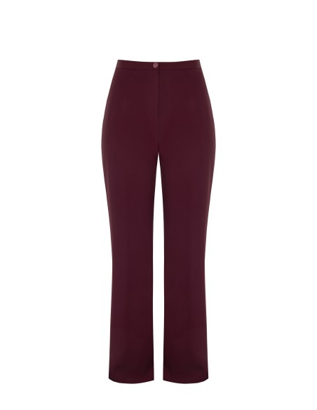 Pantalon palazzo grande taille en tissu cady avec élastique au dos Rinascimento Curvy