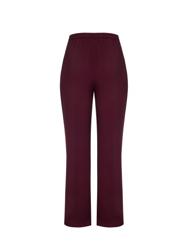 Curvy palazzo-broek van cadistof met elastiek aan de achterkant – Rinascimento Curvy