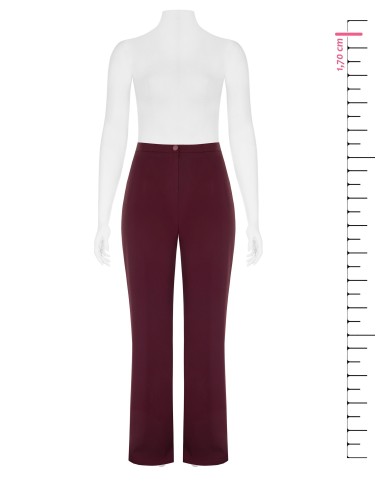 Curvy palazzo-broek van cadistof met elastiek aan de achterkant – Rinascimento Curvy