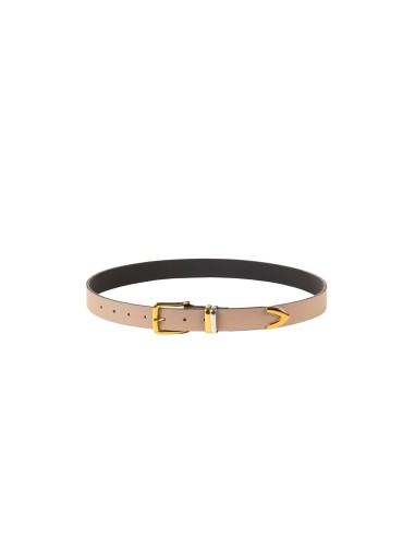 Ceinture fine en véritable cuir lisse Rinascimento
