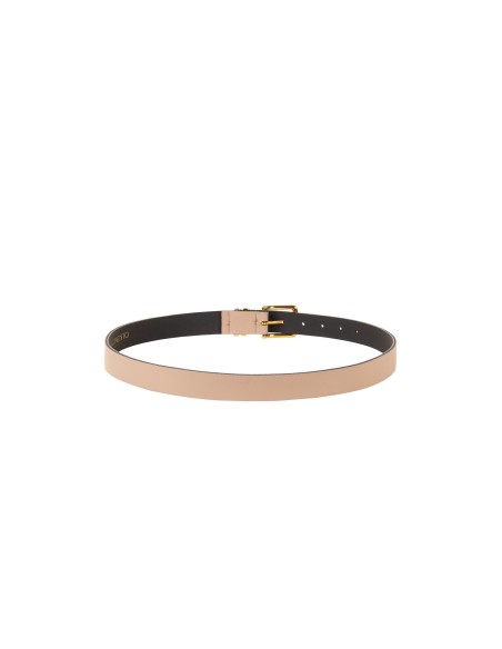 Ceinture fine en véritable cuir lisse Rinascimento