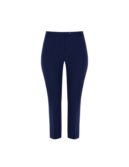 Curvy sigarettenbroek van cadistof met elastiek aan de achterkant Rinascimento Curvy