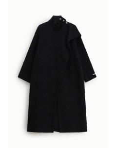 Manteau long à col montant et fermeture boutonnée Dixie 2