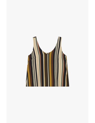 Top met diepe hals en gestreept patroon Dixie