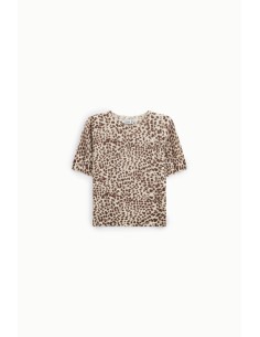 Pull à imprimé animalier et à manches courtes, s’il vous plaît 2