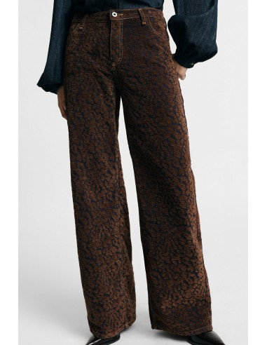 Palazzo-broek met dierenprint en hoge taille, alstublieft