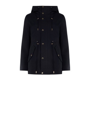 Parka mi-longue à cordon de serrage Rinascimento