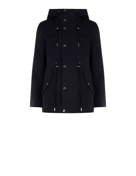 Parka mi-longue à cordon de serrage Rinascimento