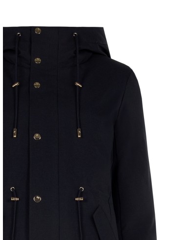 Parka mi-longue à cordon de serrage Rinascimento