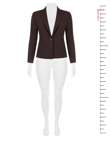 Curvy blazer van technische stof Rinascimento Curvy