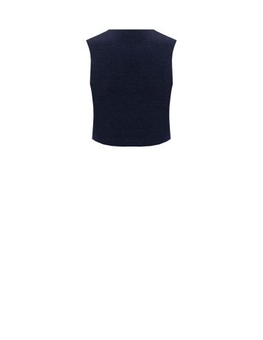 Gilet court en velours Rinascimento