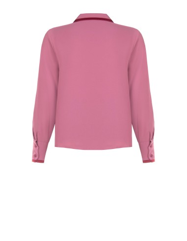 Chemisier grande taille en satin mat avec détails contrastants Rinascimento Curvy