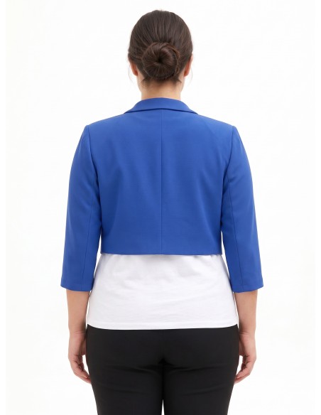 Curvy Spencer-jasje van scuba-crêpe van Rinascimento Curvy