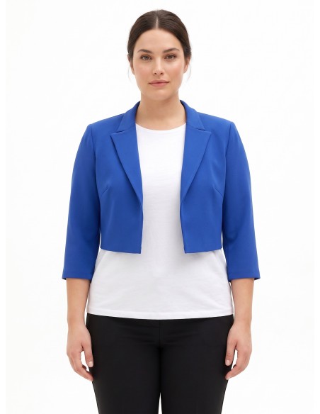 Veste Spencer Curvy en crêpe scuba Rinascimento Curvy