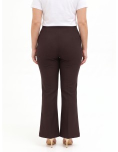 Pantalon curvy évasé en tissu technique Rinascimento Curvy 2