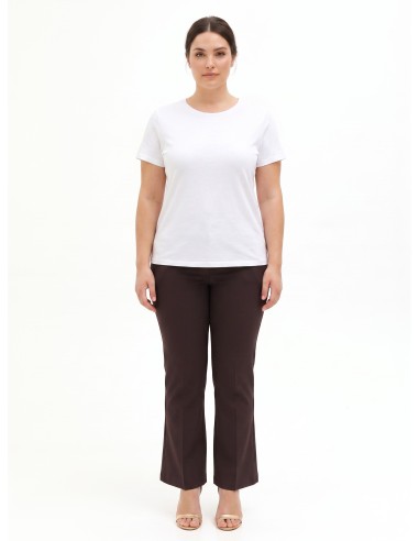 Pantalon curvy évasé en tissu technique Rinascimento Curvy