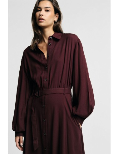 Robe longue avec ceinture et boutons sur le devant S’il vous plaît